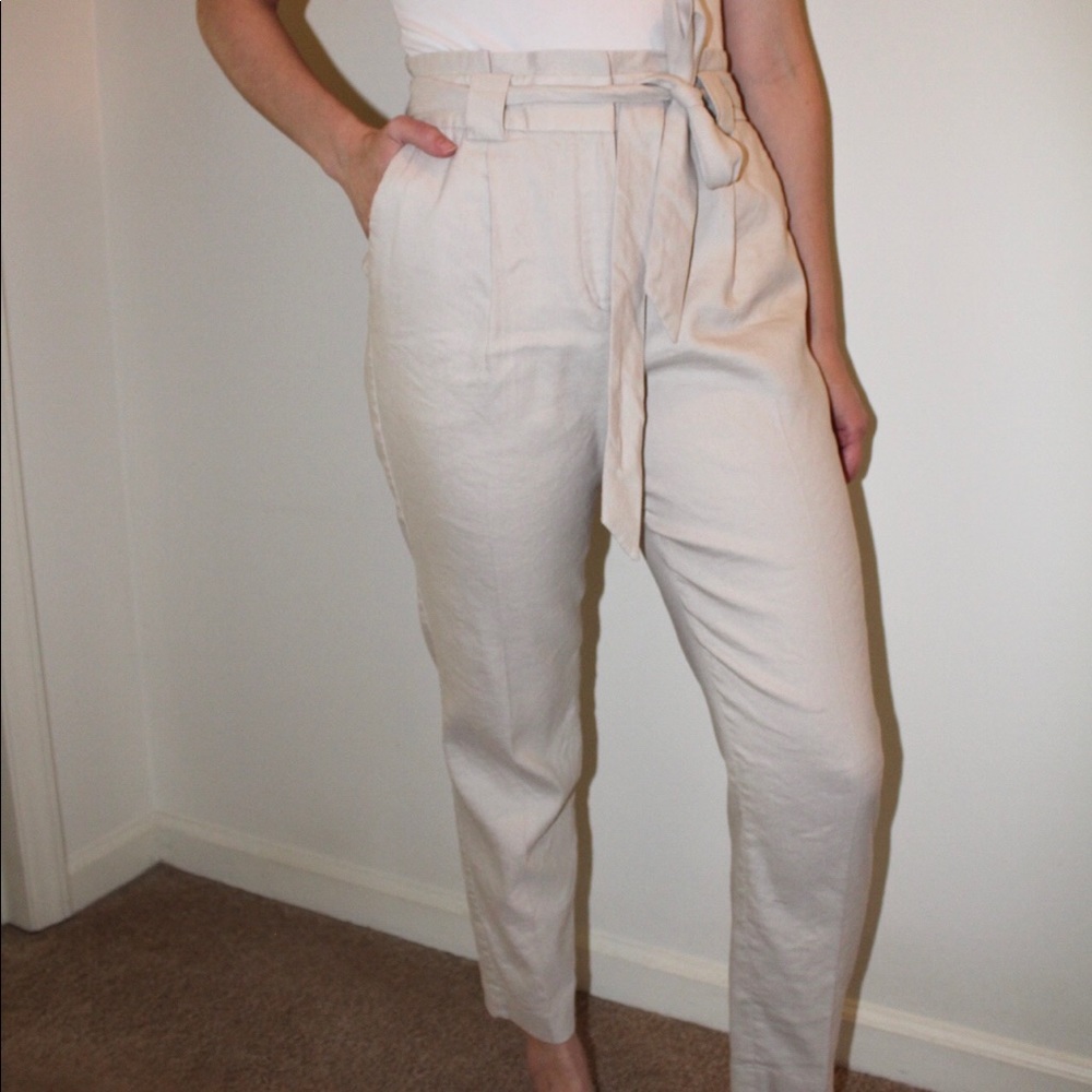 Paper Bag Waist Trousers